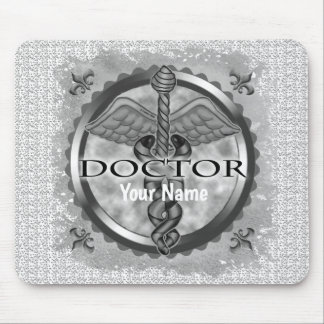 Silberner Arzt Mousepad
