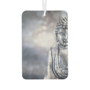 silberner Buddha Autolufterfrischer