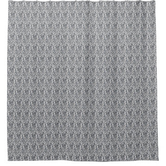 Silberner Chainmail Duschvorhang