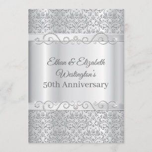 Silberner Diamant 50. Jubiläum Einladung
