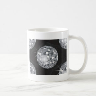 silberner Disco-Kugel Kaffeetasse