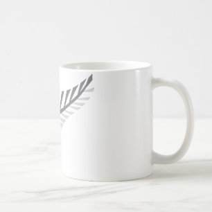 Silberner Farn-fantastisches Neuseeland-Bild Kaffeetasse
