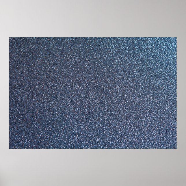 Silberner Glitzer im Hintergrund Poster (Vorne)