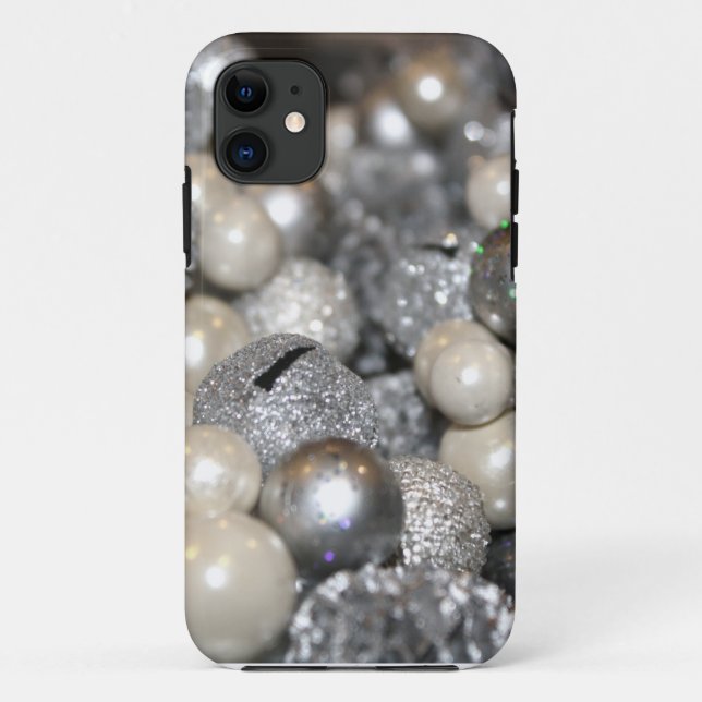 Silberner Glitzer-Schein iPhone 5 Fall Case-Mate iPhone Hülle (Rückseite)