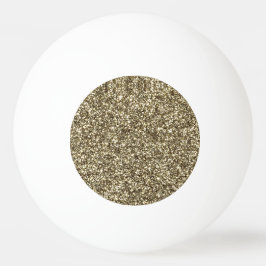Silberner GoldGlitzer-BlickPing Pong Ball elegant Tischtennisball