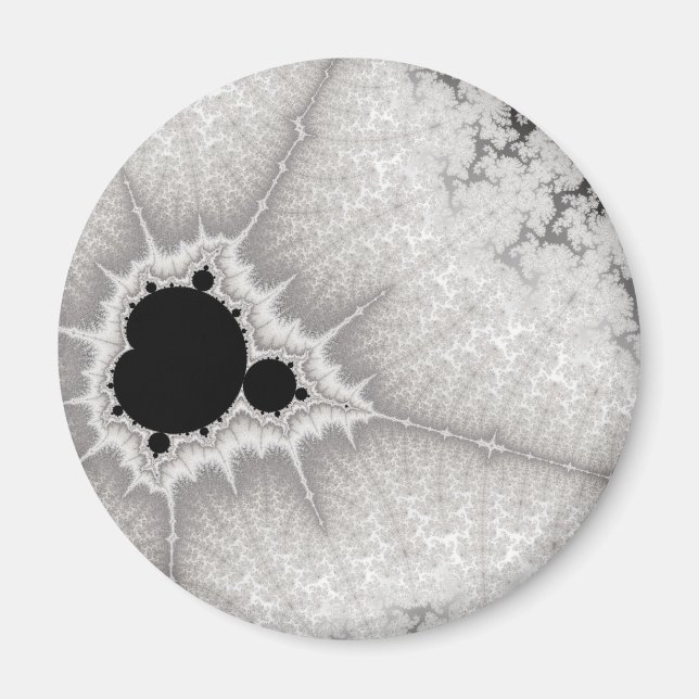 Silberner Mini-Brotmagnet Magnet (Vorne)