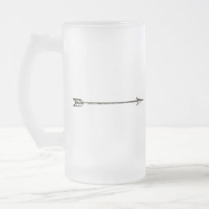 Silberner Pfeil-mattierte Tasse