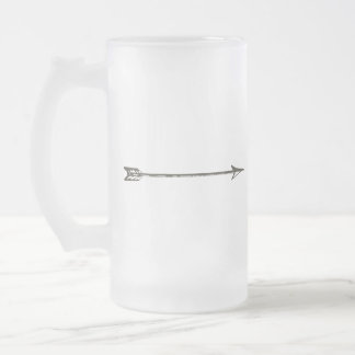 Silberner Pfeil-mattierte Tasse