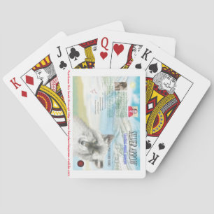 Silberner Pfeilpromo-Spielkarten Spielkarten