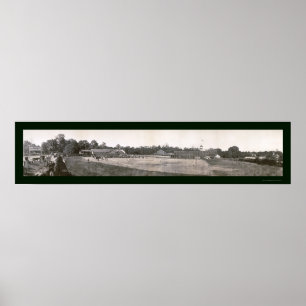 Silberner See-Rollen-Untersetzer u. Baseball-Foto Poster