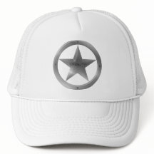 Silberner Sheriff-Abzeichen-Hut