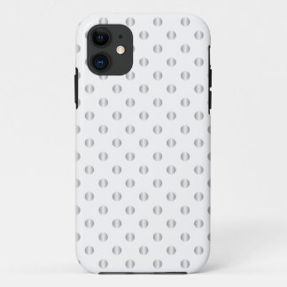 Silberner und weißer Tupfen iPhone Kasten Case-Mate iPhone Hülle
