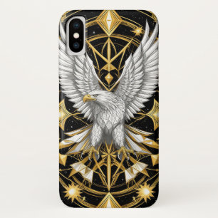 Silberner Zieradler Case-Mate iPhone Hülle