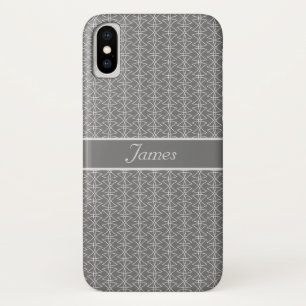 Silbernes Blüten-des-Lebens-Muster Case-Mate iPhone Hülle