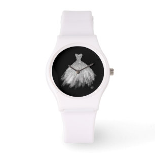 *~* silbernes Glittler * Armbanduhr