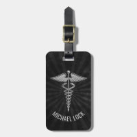 Silbernes medizinisches Symbol-personalisierte