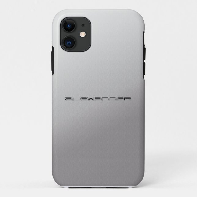 Silbernes Metall fertigte Abdeckungen iPhone5 Case-Mate iPhone Hülle (Rückseite)