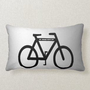 Silbernes metallisches Fahrrad Lendenkissen