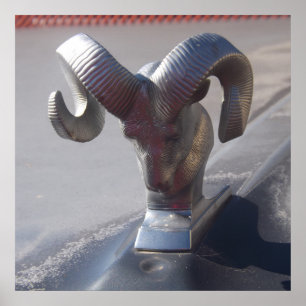 Silbernes RAM Poster