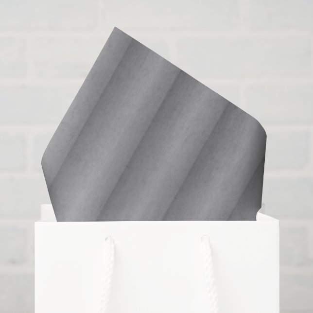Silbernes und graues Wellmuster Seidenpapier (Geschenktüte)