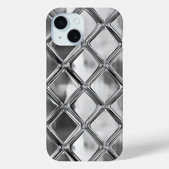 Silberplatten Muster Case-Mate iPhone Hülle (Rückseite)
