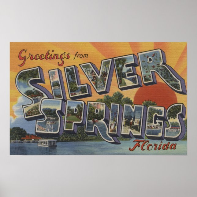 Silberring, Florida - Große Buchstabenszenen 2 Poster (Vorne)