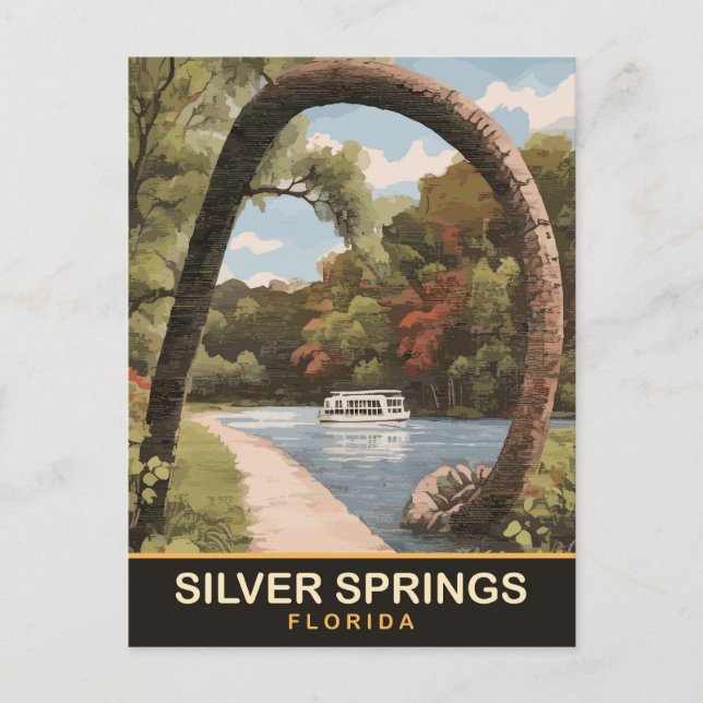 Silberringe, Florida Postkarte (Vorderseite)