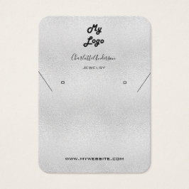 Silberringen Schmuckkarte für Foto