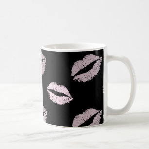 Silberrosa Küsse Kaffeetasse
