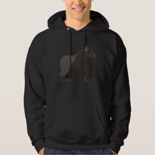 Silberrücken-Gorilla Silber Rücken Primate Affe 2 Hoodie