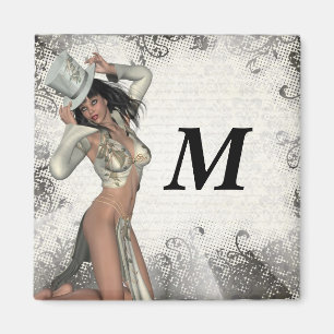 Silbershowgirl Magnet