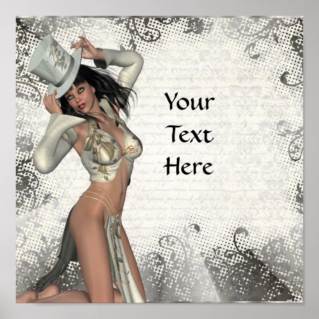 Silbershowgirl Poster (Vorne)