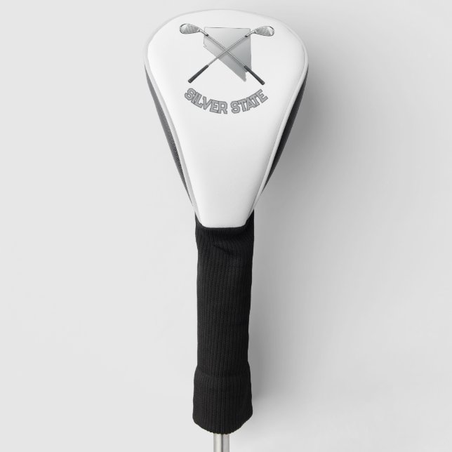 Silberstaat Nevada Golf Headcover (Vorderseite)