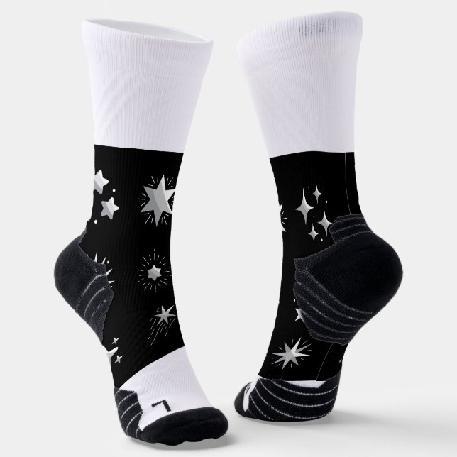 Silberstars Socken (Gewinkelt)