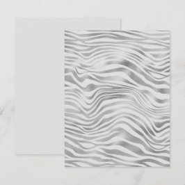Silberstreifen der Zebrastreifen - Blankokarte