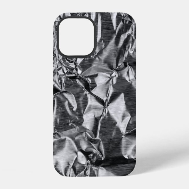 Silbertextilie iPhone 12 Hülle (Rückseite)