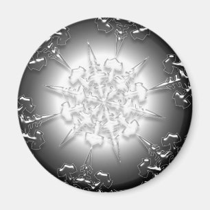 Silberziermagnet Magnet