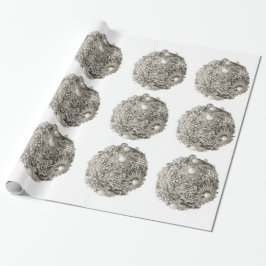 Silberzierpapier Geschenkpapier