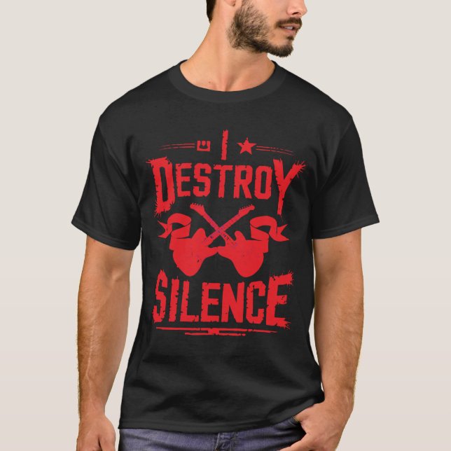 Silence is Broken - Grunge Audio T-Shirt for Young (Vorderseite)