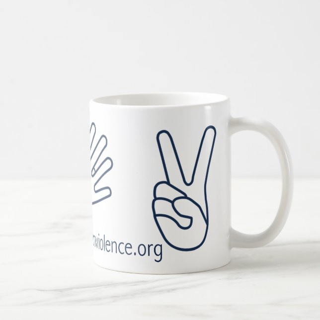 Silence pour la tasse de non violences ! (Droite)