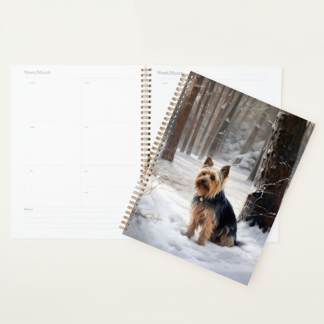 Silencieux Terrier Laisser Il Neige Noël (Devant avec enveloppe)