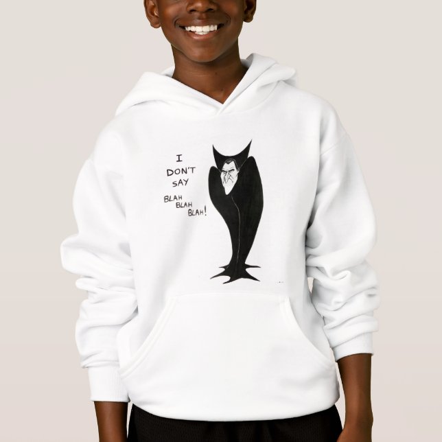 Silent Bat - Ich sage nicht Blah Blah Blah Blah Bl Hoodie (Vorderseite)