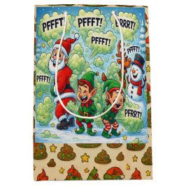 Silent But Deadly Night A Farting Christmas Family Mittlere Geschenktüte