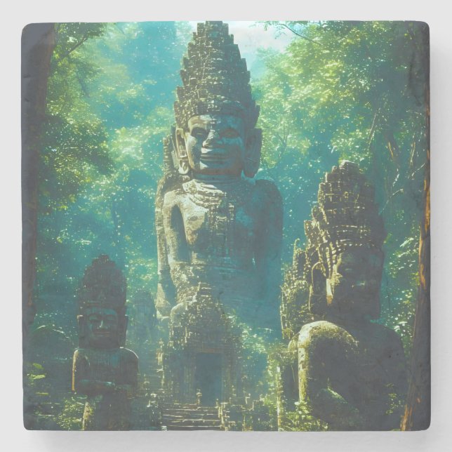 Silent Guardians of Siam Steinuntersetzer (Vorderseite)