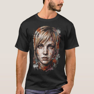Silent Hill 3 Heather Mason Denim-Weste Schmetterl T-Shirt