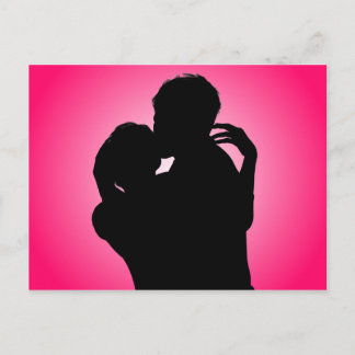 Silent Kiss Postkarte