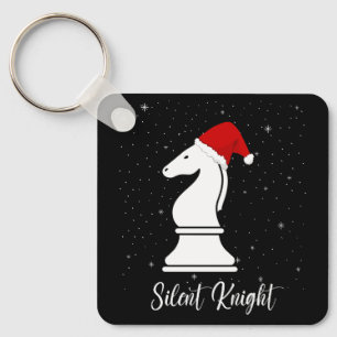 Silent Knight Schach Weihnachtsstrategiespiel Schlüsselanhänger