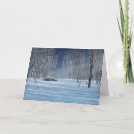 Silent Light Christmas Card Feiertagskarte