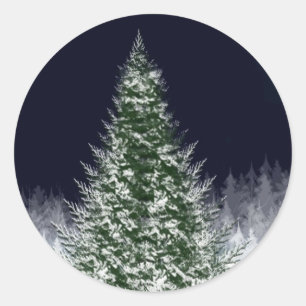 Silent Night Weihnachten Weihnachten Weihnachten W Runder Aufkleber