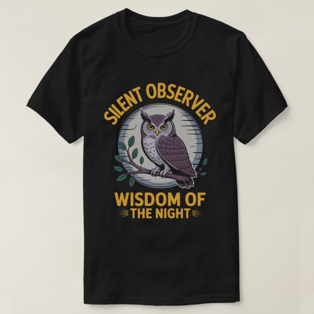 Silent Observer Owl Tee (Design vorne)